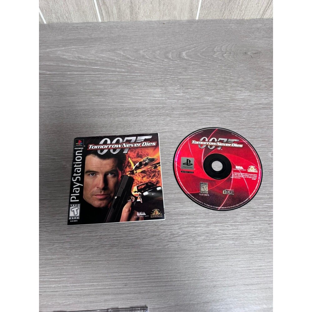 007 Tomorrow Never Dies PlayStation Video Game James Bond PS1 EA Action